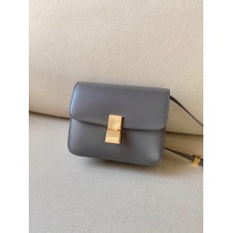 Box Bag - Grey Smooth...