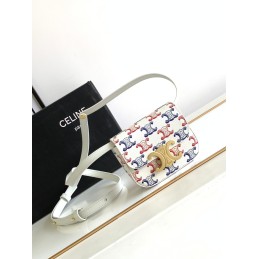 Mini Triomphe Bag - White...