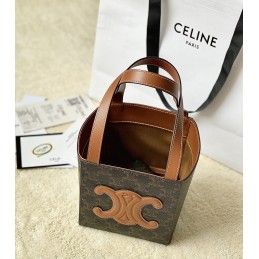 Triomphe Cube Bag - Brown...