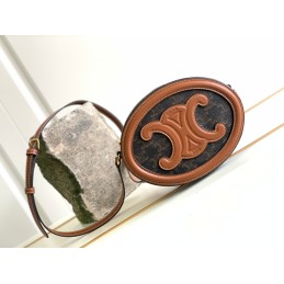 Oval Bag Triomphe - Brown...