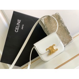 Mini Triomphe Bag - White...