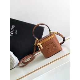 Triomphe Canvas Bag - Tan...