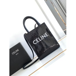 Mini Tote - Black Sequin...
