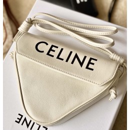 Triangle Bag - Cream Smooth...
