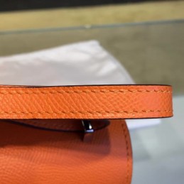 Orange Constance 24 Palladium Hardware Bag