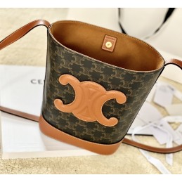 Bucket Triomphe Bag - Brown...
