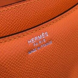 Orange Constance 24 Palladium Hardware Bag