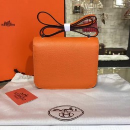 Orange Constance 24 Palladium Hardware Bag