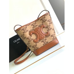 Bucket Triomphe Bag - Beige...