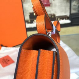 Orange Constance 24 Palladium Hardware Bag