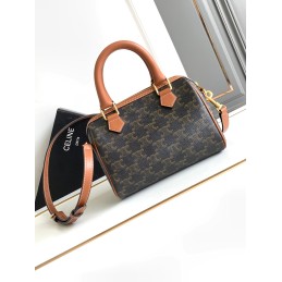 Small Boston Bag - Brown...