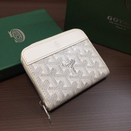 Zip Wallet - White Chevron...