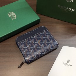 Zip Wallet - Navy Chevron...
