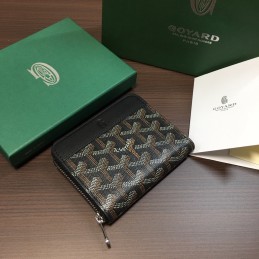 Zip Wallet - Black Chevron...
