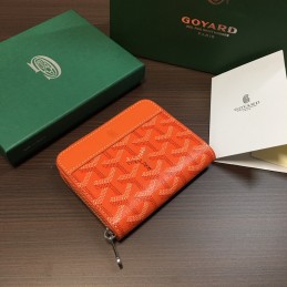 Zip Wallet - Orange Chevron...