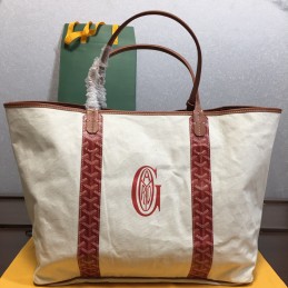 Striped Canvas Tote -...