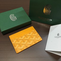 Card Case - Yellow Chevron...
