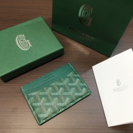 Card Case - Green Chevron...