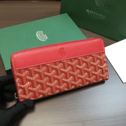 Zip Wallet - Red Chevron...