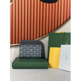 Zip Wallet - Grey Chevron...