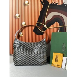 Hobo Bag - Grey Chevron...