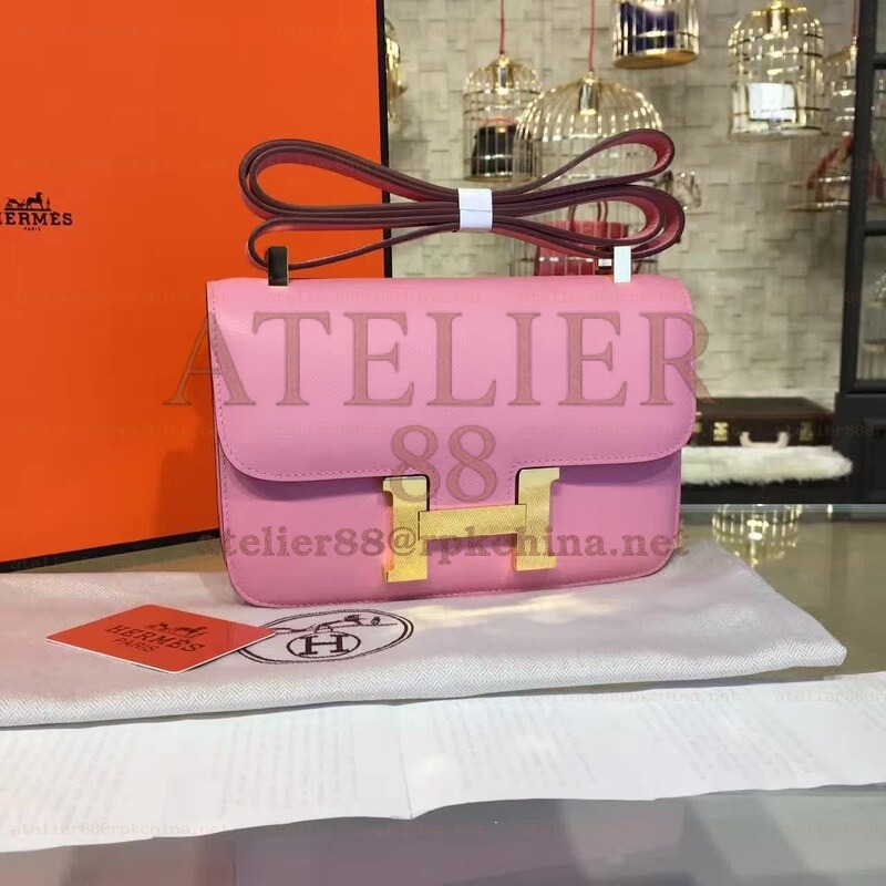 Light Pink Constance 24 Gold Hardware Bag
