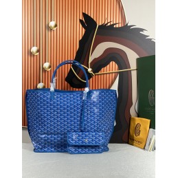Anjou GM Bag - Blue Chevron...