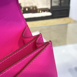 Fuchsia Constance 24 Gold Hardware Bag
