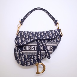 Saddle Medium Bag - Navy,...