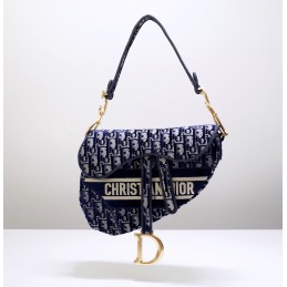 Saddle Medium Bag - Navy,...