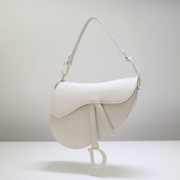 Saddle Medium Bag - Ivory,...