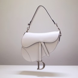 Saddle Medium Bag - White,...