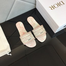 Slippers - Pink, Toile de...