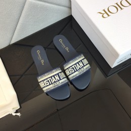 Slippers - Navy,...