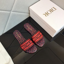 Slippers - Red, Heart Print...