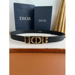 Belt - Navy, Leather Belt...