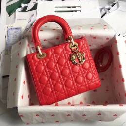 Lady Medium Bag - Red,...