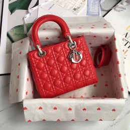 Lady Medium Bag - Red,...
