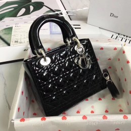 Lady Medium Bag - Black,...