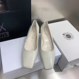 High Heels - Ivory, Patent...
