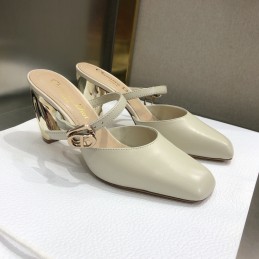 Sandals - Ivory, Leather...