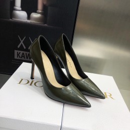 High Heels - Olive, Patent...
