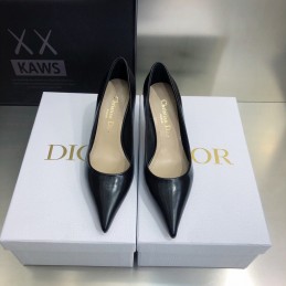 High Heels - Black, Leather...