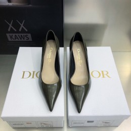 High Heels - Olive, Leather...