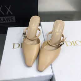 Sandals - Nude, Leather...