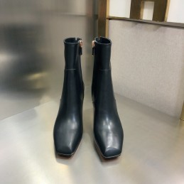 Boots - Black, Leather...