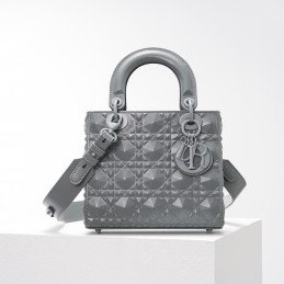 Lady Small Bag - Grey, 3D...