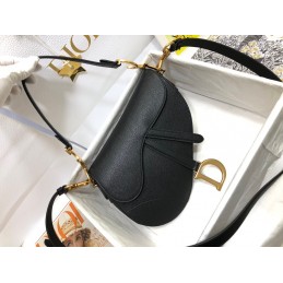 Saddle Medium Bag - Black,...