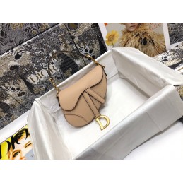 Saddle Small Bag - Nude,...