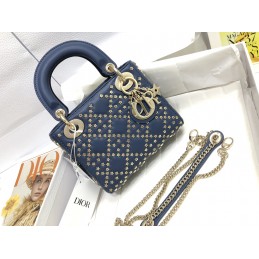 Lady Mini Bag - Navy, Gold...